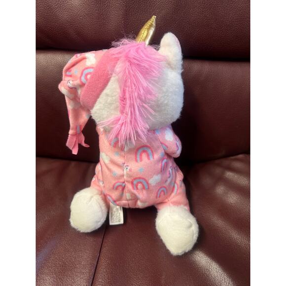 NEW Praying Unicorn Recite Bedtime Prayer Rainbows Pink Girl Plush Doll Toy - Picture 2 of 2